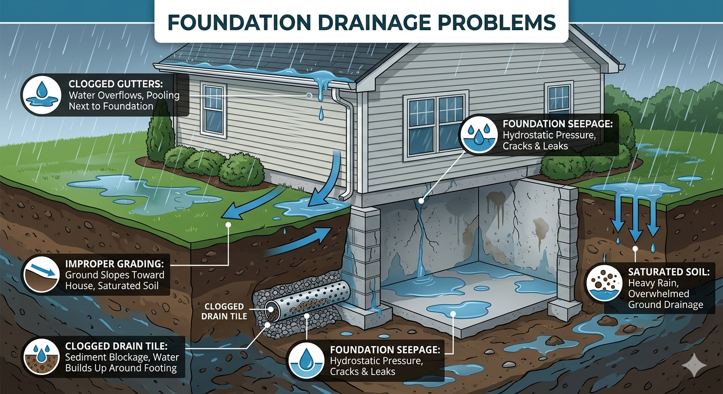 Foundation Drainage Problems
